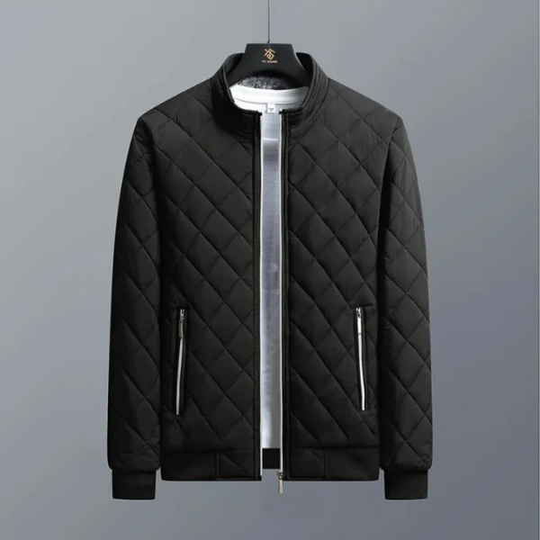 Orsenvi Men's Quilted Jacket Windproof And Water-Resistant