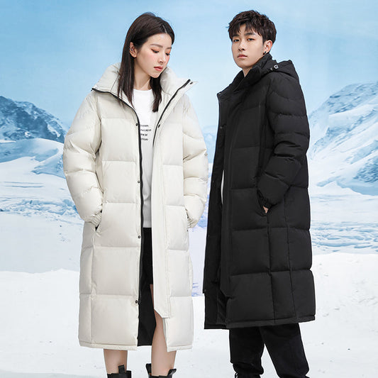 Orsenvi Unisex Long Winter Down Jacket