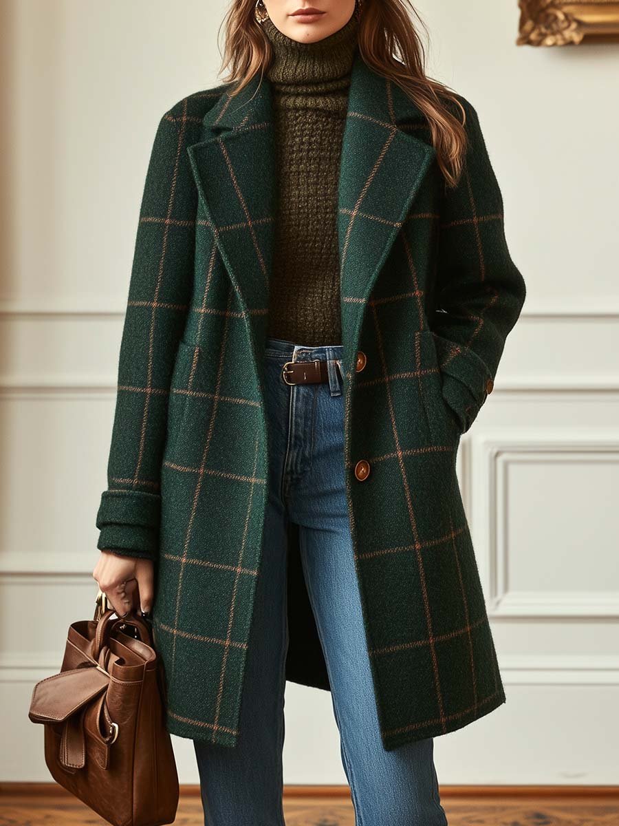 Classic Plaid Coat