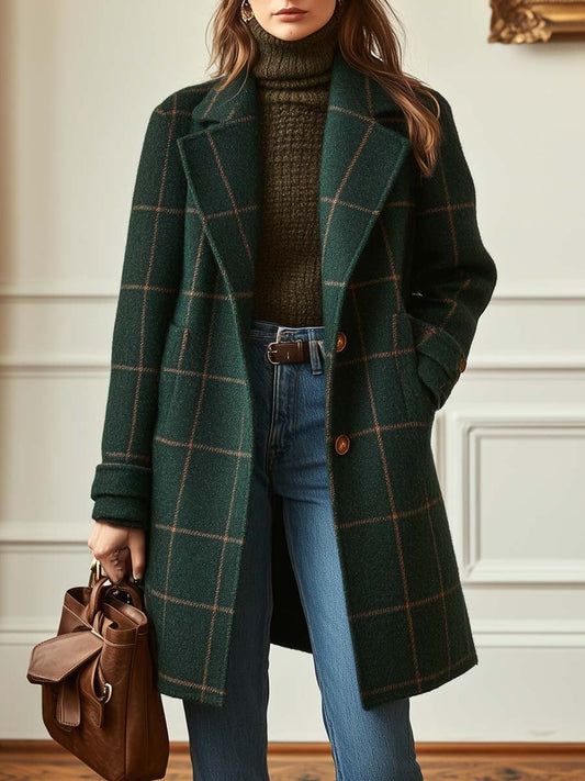 Classic Plaid Coat