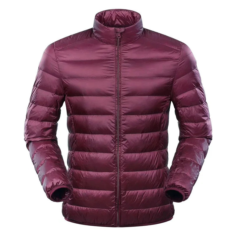 Orsenvi Leon men's ultra-light down jacket windproof full-zip cold weather outdoor casual wear