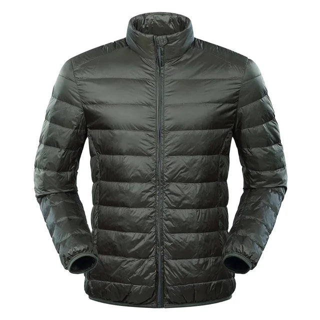 Orsenvi Leon men's ultra-light down jacket windproof full-zip cold weather outdoor casual wear