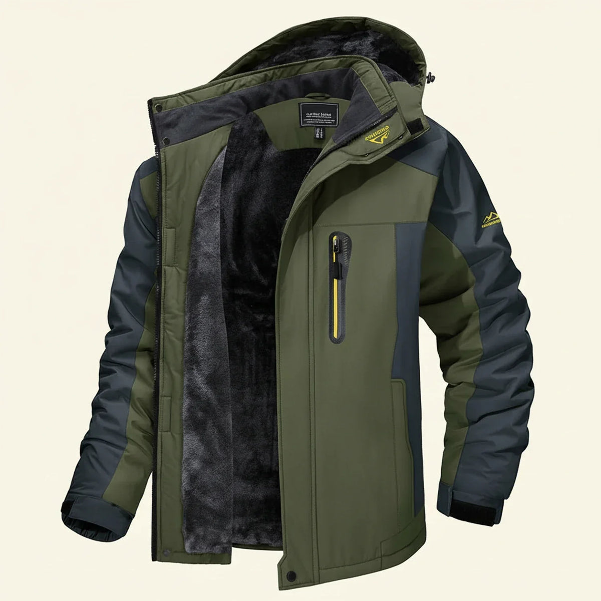 Orsenvi Men's Waterproof Winter Fleece Jacket