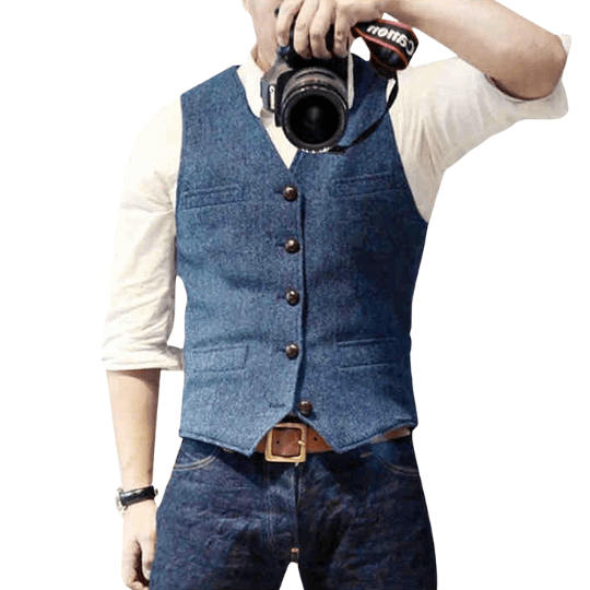 Men's Vest Classic V Neck