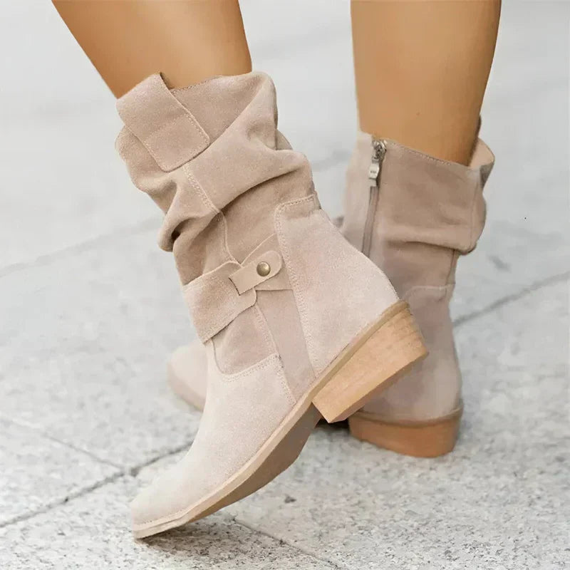 Elegant Boots With Soft Soles