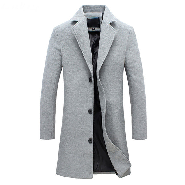Martin Formal Long Wool Overcoat