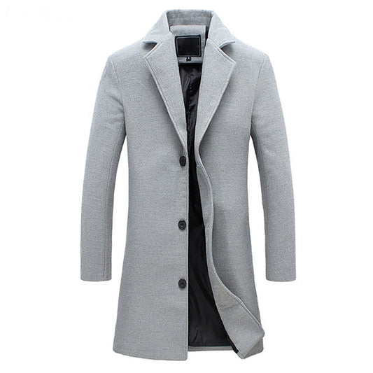 Martin Formal Long Wool Overcoat
