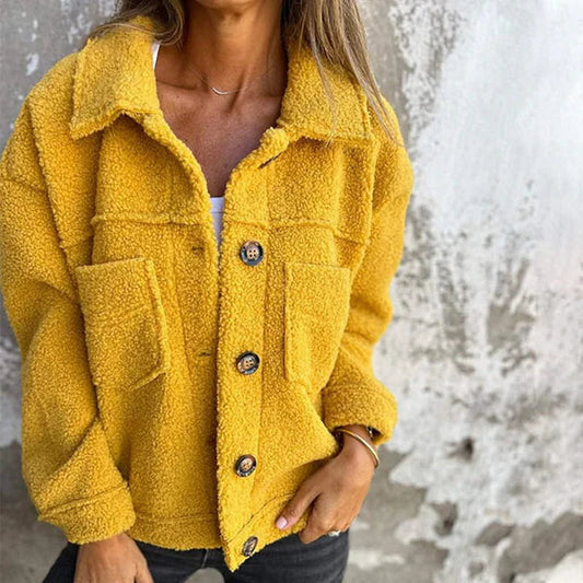 Jacket with Lapel Collar