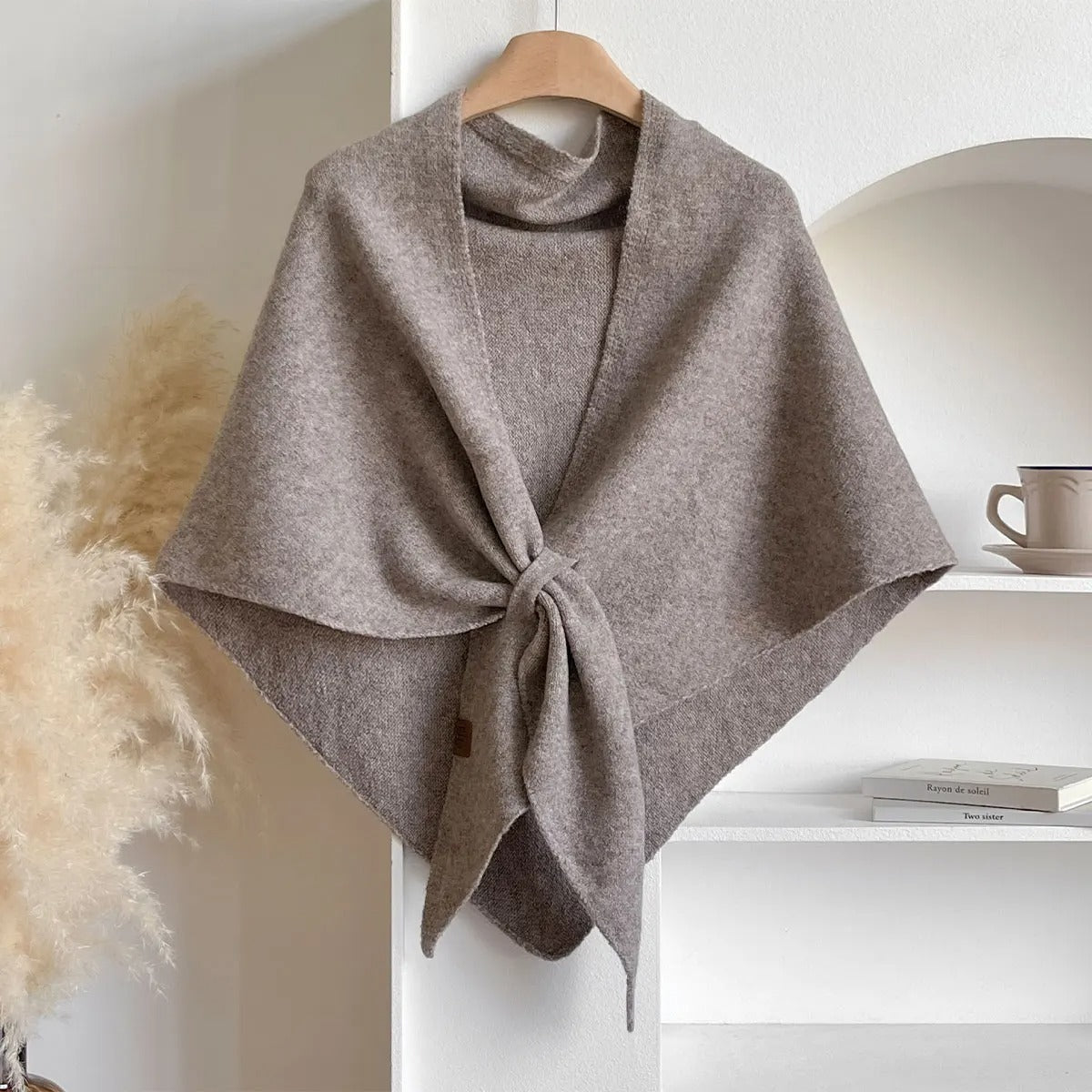 Aurora soft lightweight autumn scarf in warm tones, elegant versatile style for casual and festive looks