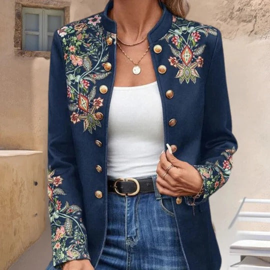 Women's Floral Blazer
